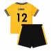 Wolves Matheus Cunha #12 Dětské Oblečení Domácí Dres 2023-24 Krátkým Rukávem (+ trenýrky)